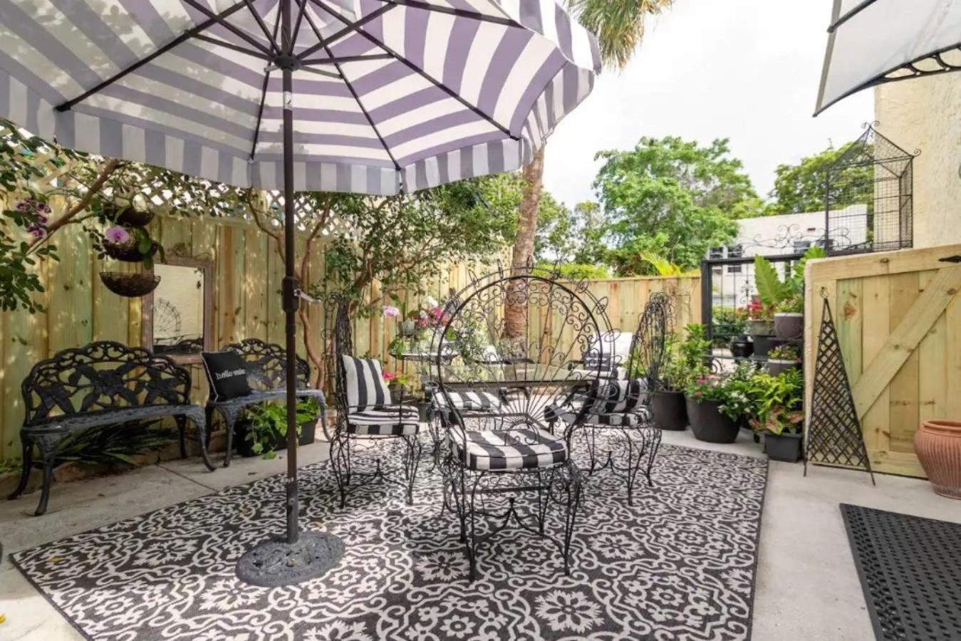 Tropical Designer House In Heart Of Antique Row Wpb Villa West Palm Beach Exteriör bild